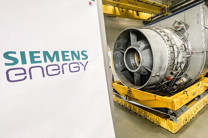 La chute en Bourse de Siemens Energy, filiale dont le groupe allemand détient encore 35%, a pesé sur le résultat (archives). © KEYSTONE/EPA/SASCHA STEINBACH / POOL