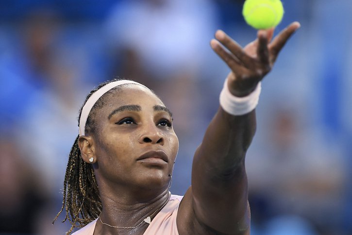 Serena Williams: une défaite sans appel à Cincinnati. © KEYSTONE/AP/Aaron Doster