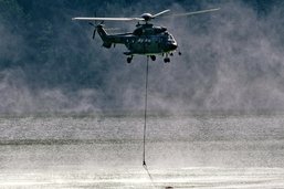Les hélicoptères montent à l’alpage